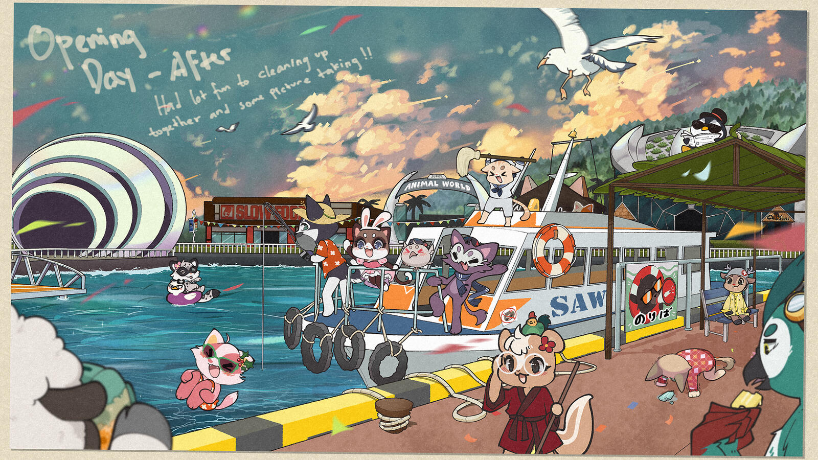 Opening day of SAW Opening day of SAW